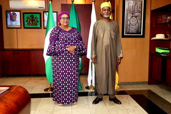 AICL boss, Tamuno, visits Foreign Affairs Minister
