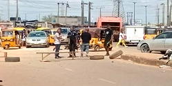 Updated: Commercial motorcyclists attack Lagos Police station