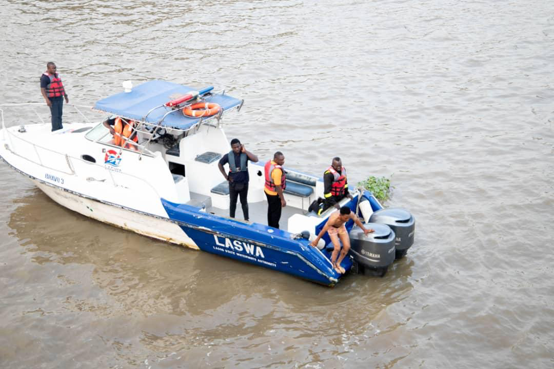 LASWA rescues man who fell into lagoon