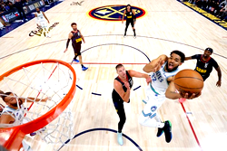 Timberwolves knock out defending champion Nuggets, Pacers oust Knick