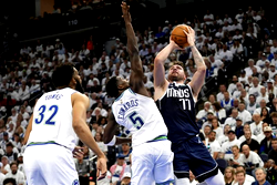 Doncic, Irving lead Mavericks to game one win over Timberwolves