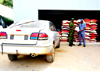 Army seizes bags of rice, arrests smuggler in Ogun