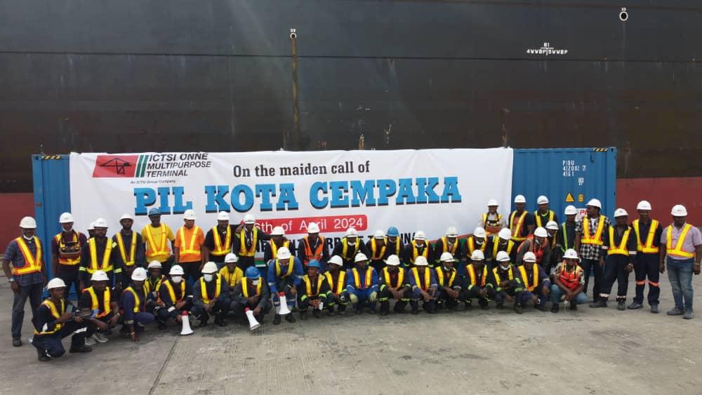 Onne Multipurpose Terminal hosts PIL’s 6,600 TEU container ship