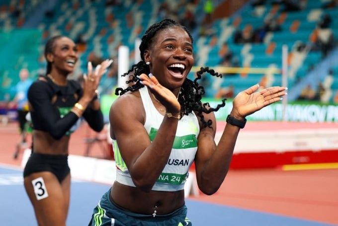 Tobi Amusan becomes worlds fastest woman with new track record