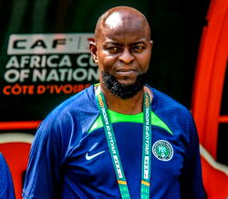‘Let me do my job’ — Finidi George says after Super Eagles draw