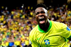 Vinicius Jr nets brace as Brazil win 4-1 at Paraguay
