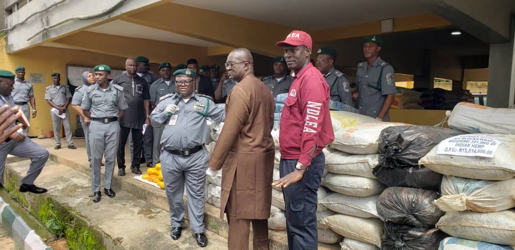 Customs hands over N21.1m worth of Cannabis to NDLEA in Oyo