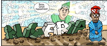 Cartoon: ‘Baba, I’ll ask Aboki, Aboki will ask Broda Jona…’