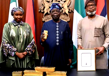 Gold programme: Tinubu hails $5m boost to foreign reserves as milestone in Renewed Hope Agenda
