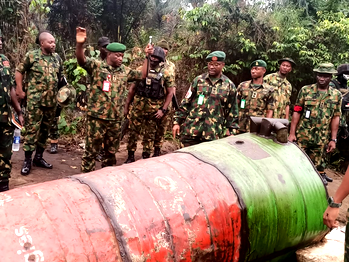 Army cracks down on illegal refineries, arrest 13 suspects, recovers 2 boats in Abia