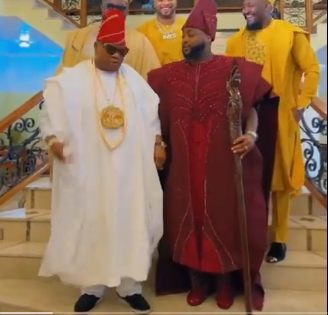 Gov Adeleke and Davido