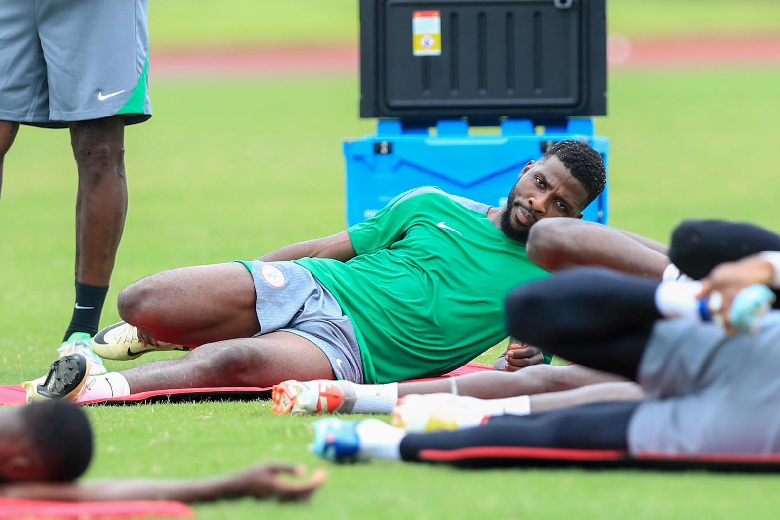 AFCON 2025Q: Full house as Iheanacho, Ejuke arrive Super Eagles camp