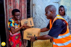 Relief as foundation gifts food items to Delta communities