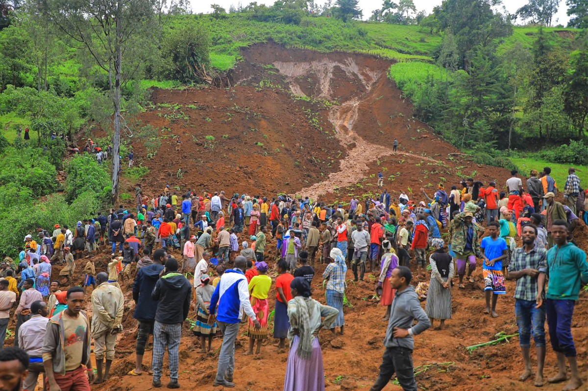 Devastating Ethiopia landslide kills 229 - Vanguard News