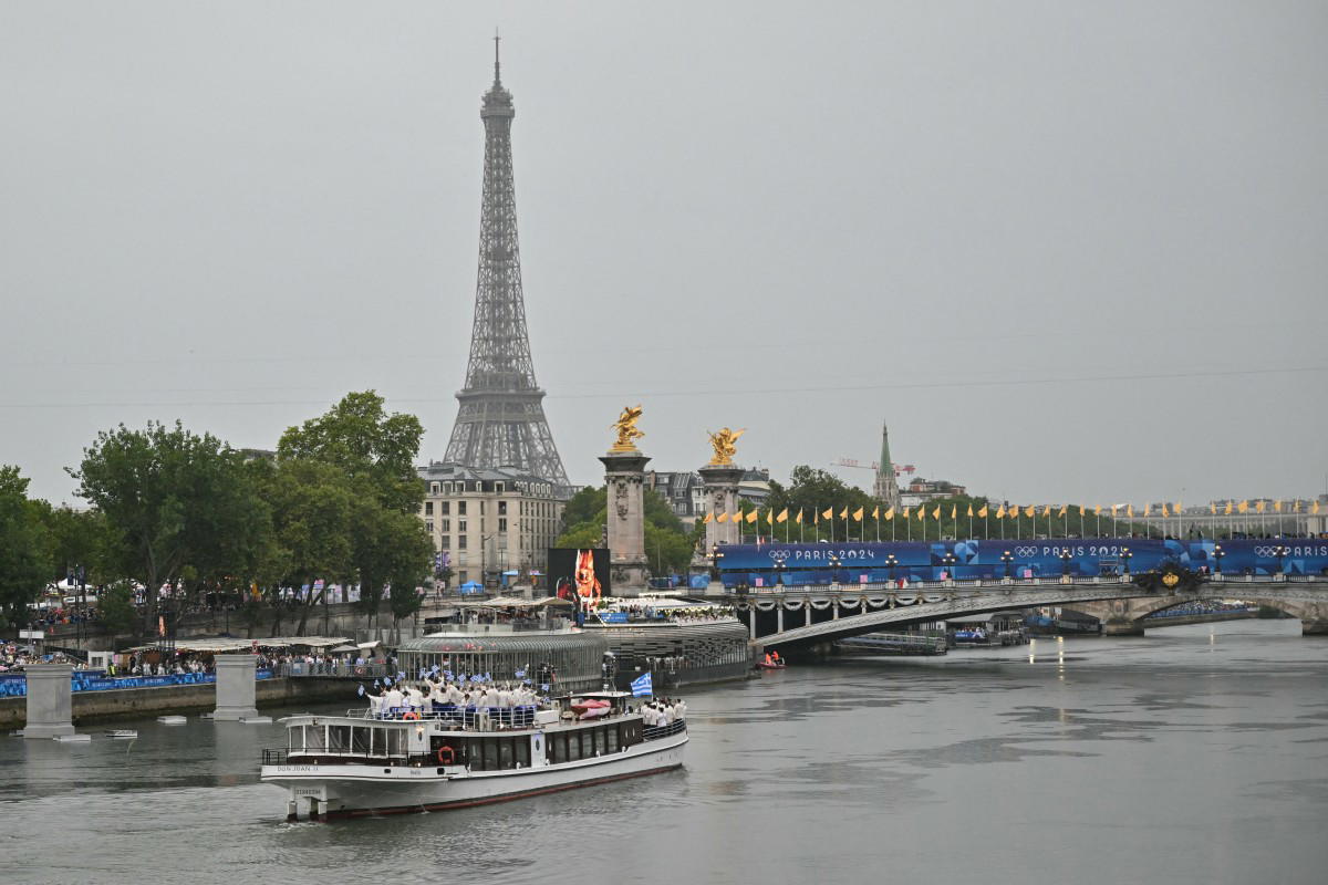 Photos: Olympic opening ceremony under way on River Seine