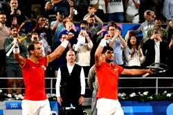 Nadal, Alcaraz win Olympics double opener