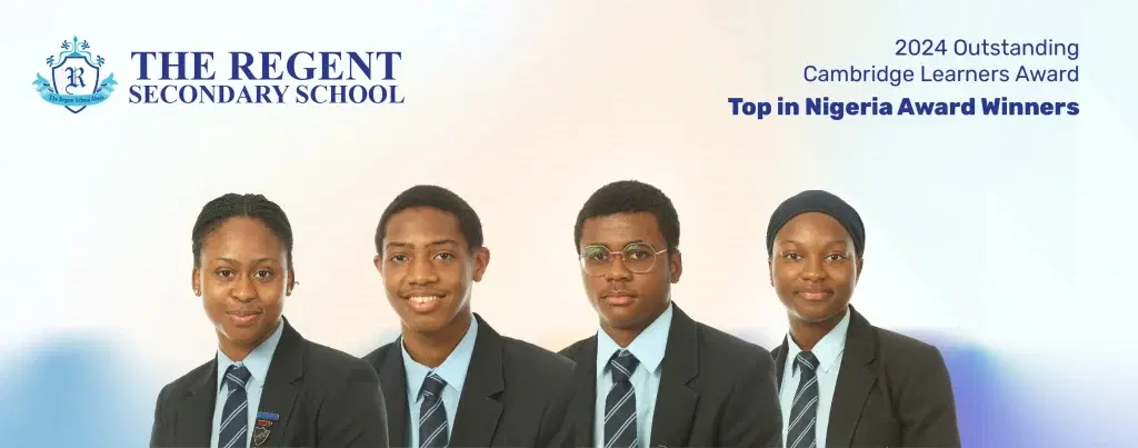 Top Secondary School in Nigeria, The Regent Secondary School does it again in 2024.