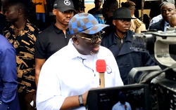 PROJECTS’ INSPECTION IN DELTA: Oborevwori now goes with measuring appliances
