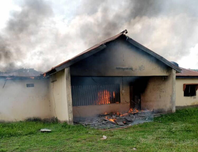 Protesters set ablaze INEC office in Benue