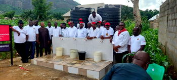 Pyrates donate borehole to Abuja community