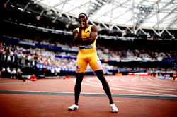 Lyles wins last 100m before Olympics in personal best