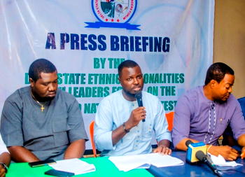 Delta ethnic nationality youth groups withdraw from national protest