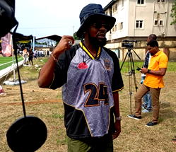 Patoranking builds football turf for Lagos community