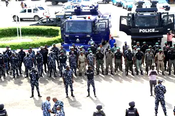 Protest: Soldiers, police, DSS, others in joint show of force in Ibadan