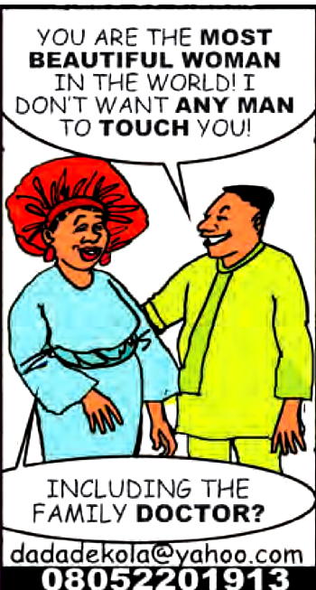 Cartoon: When doctors work where husbands play