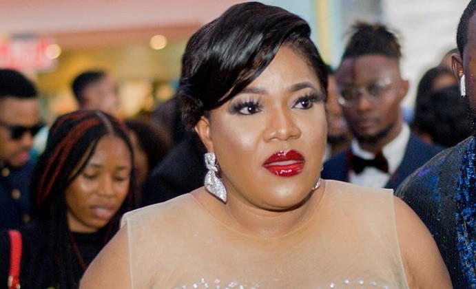 Toyin Abraham defends kneeling before Shade Okoya, others