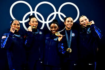 Biles leads USA to Olympic women’s team gold