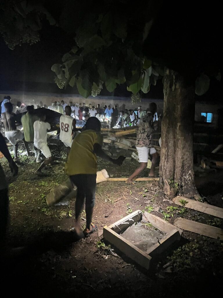 Tension as NYSC convenience building collapses, injures Corps Members in Ekiti