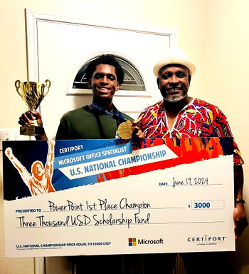 Nigerian student, Preston Nnadi wins US Microsoft National Championship