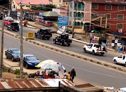 Protest: Security operatives embark on show of strength in Osun