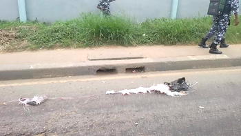 Police recover explosive device dropped at Customs FOU wall