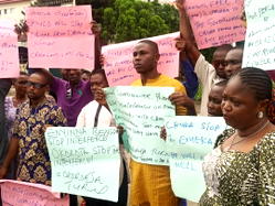 Protest in Abia over kingship tussle