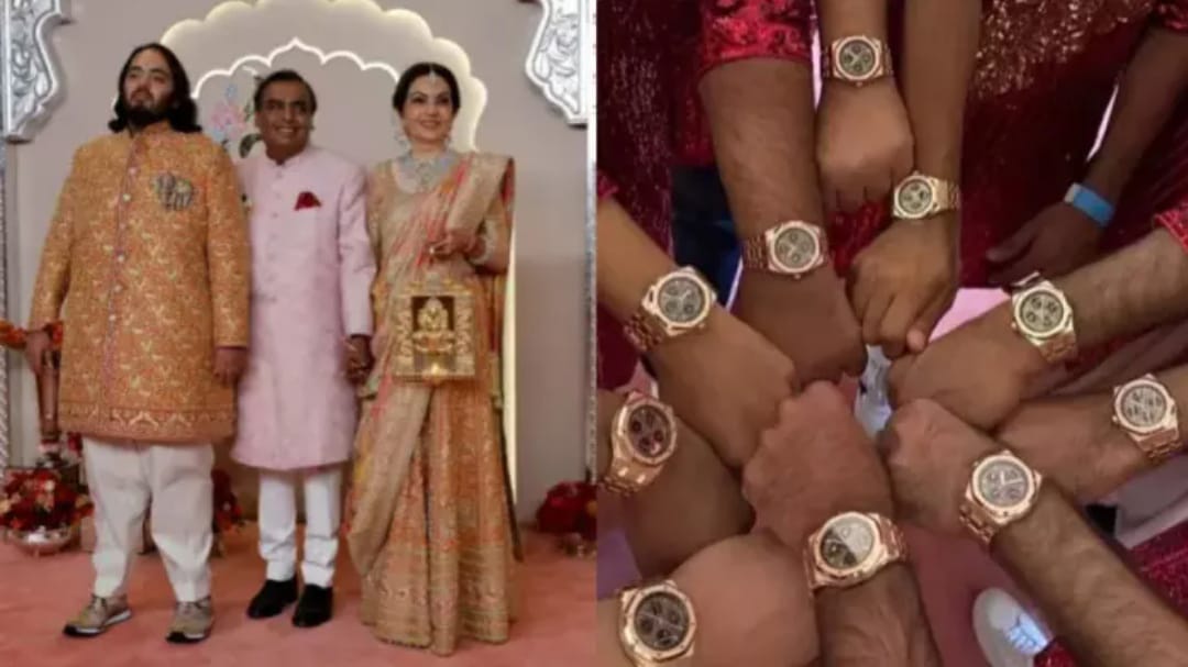 Indian billionaire’s son, Anant Ambani gifts groomsmen watches worth N320m each