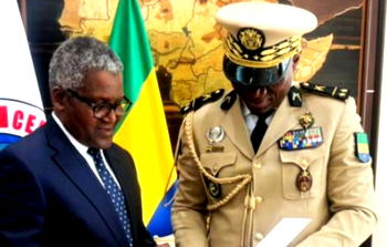 Gabon president, Nguema invites Dangote to invest in cement, fertiliser production