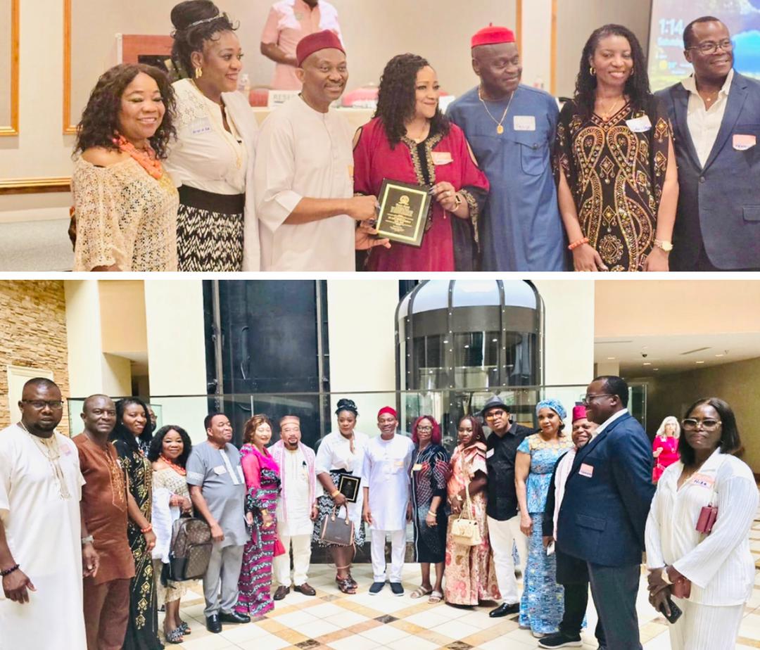 Elumelu praises Anioma association in USA, commend Oborevwori’s commitment to healthcare