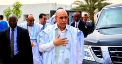 Mauritanian president re-elected for second term
