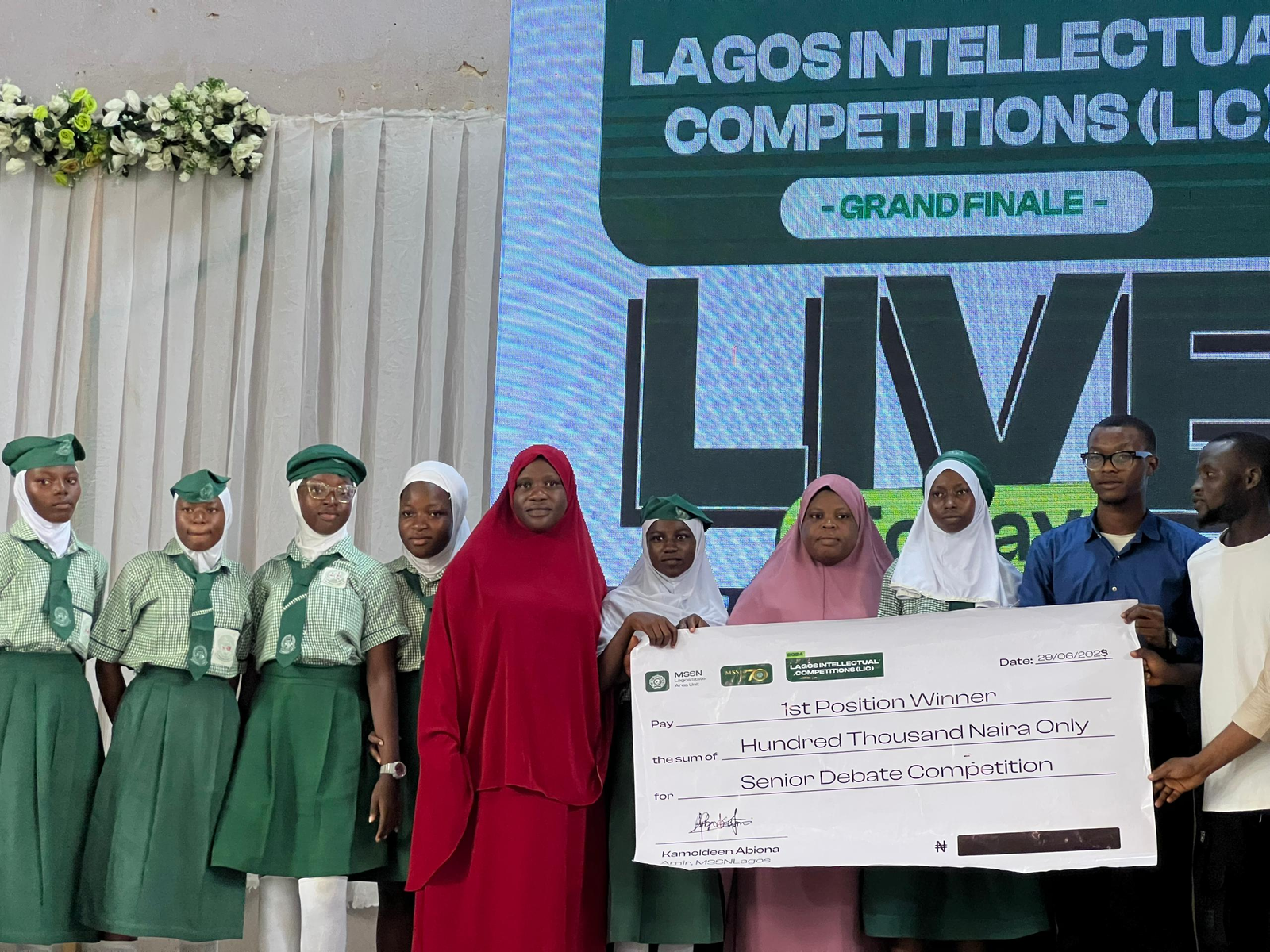 Public schools shine at MSSN Lagos 2024 Intellectual Competitions Finals