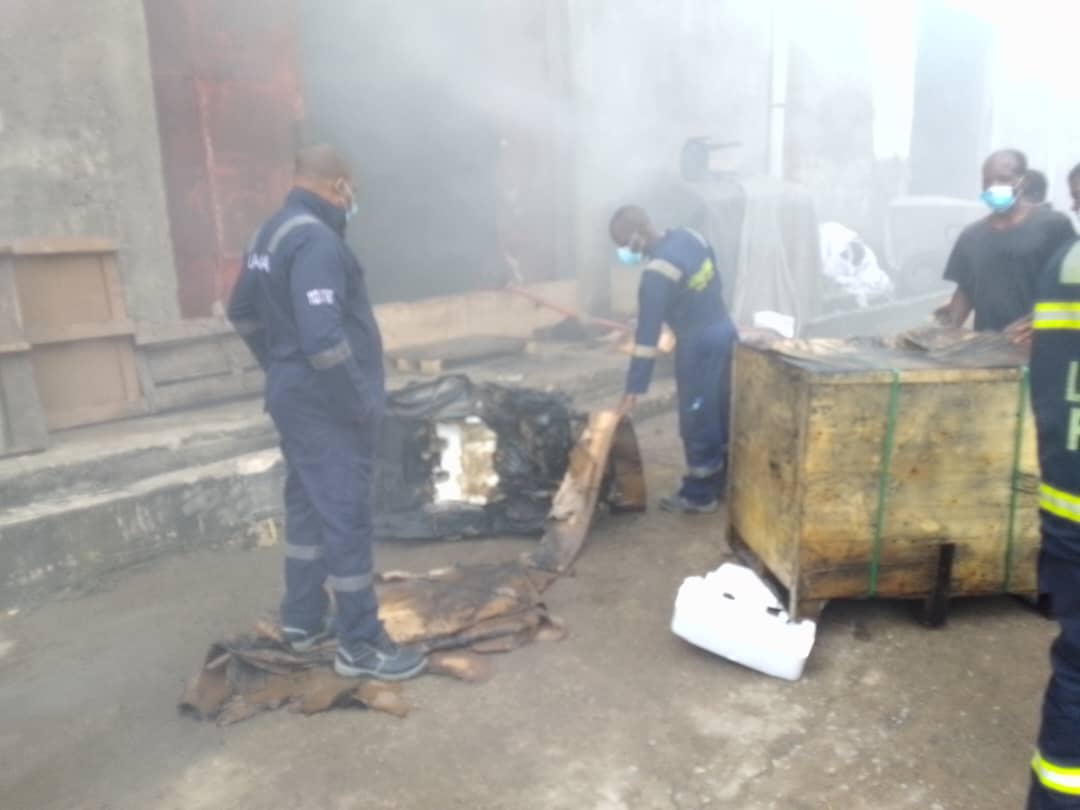 Fire guts manufacturing firm in Lagos