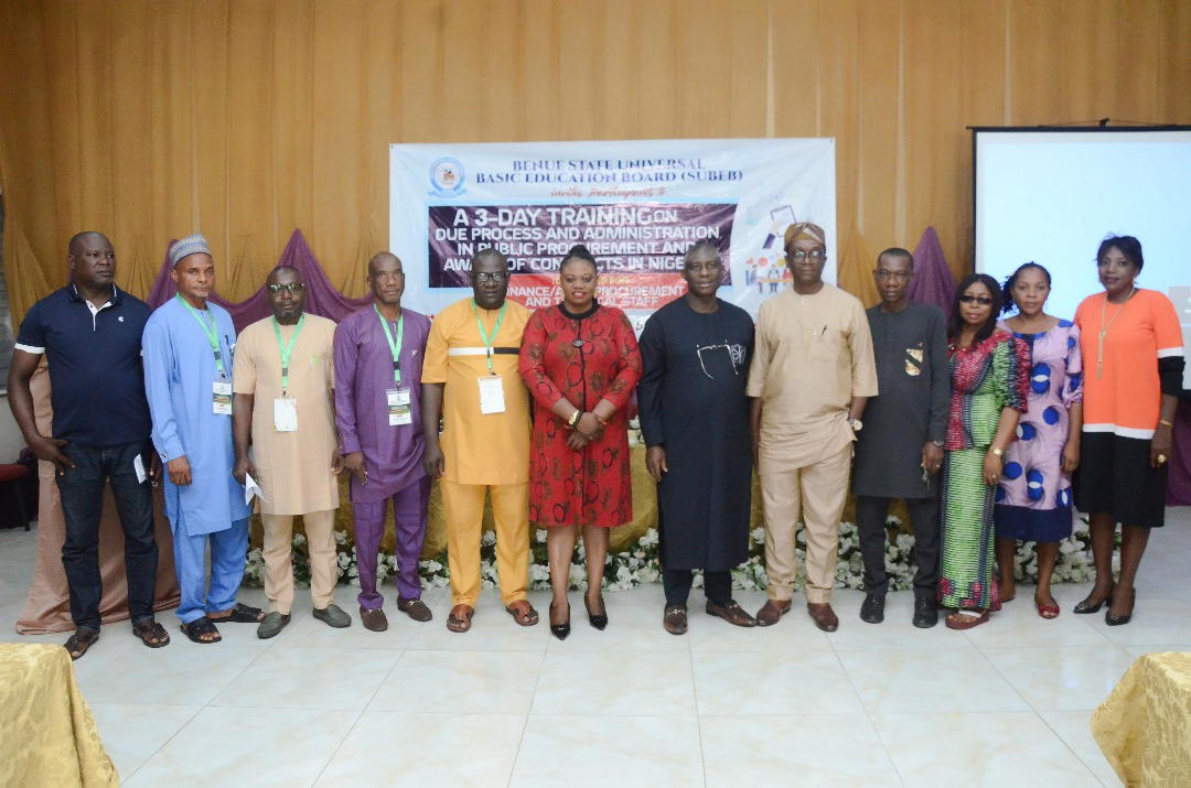 Benue SUBEB trains staff to strengthen public procurement processes