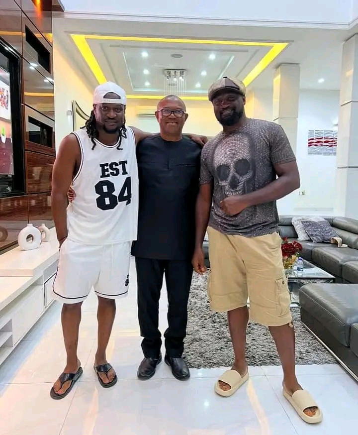 Photos: Peter Obi visits Paul, Jude Okoye amid family feud