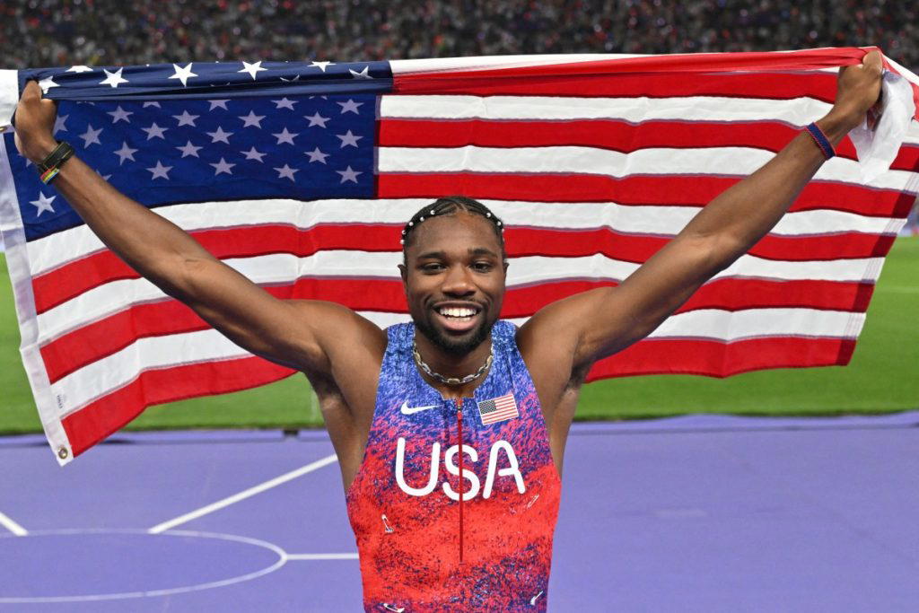 American Noah Lyles clinches Olympic gold in men's 100m final ...