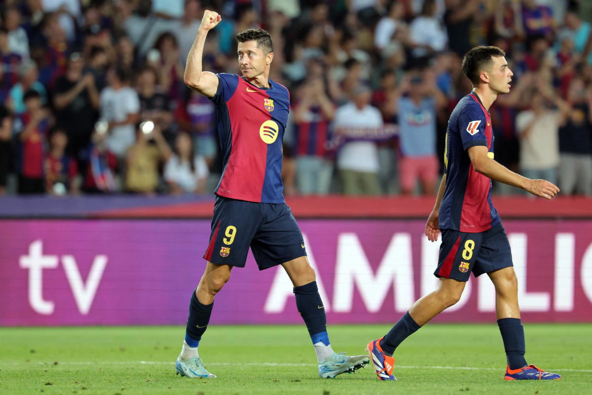 Resilient Lewandowski secures Barca win over Bilbao