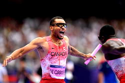 De Grasse anchors Canada to Olympic men’s 4x100m relay gold