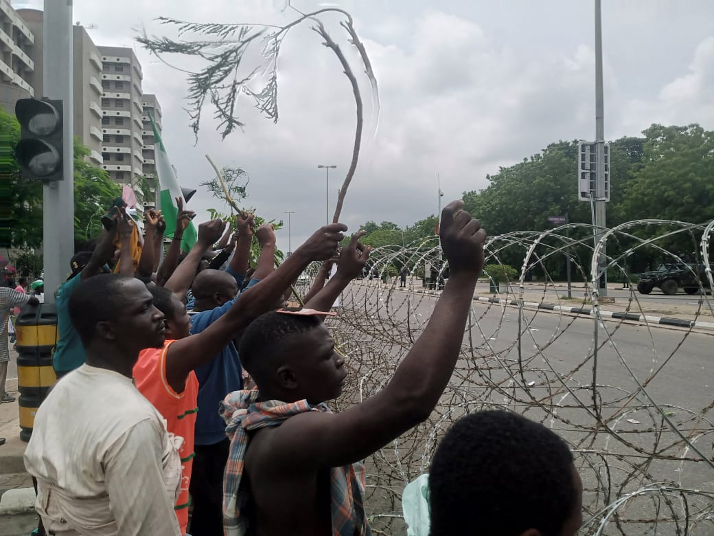 Abuja protesters defy security crackdown, overrun Federal Secretariat Complex