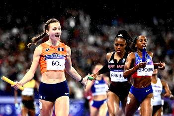 Bol leads Dutch to Olympic mixed 4x400m relay gold
