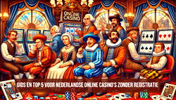 Gids en top 5 voor Nederlandse online casino’s zonder registratie